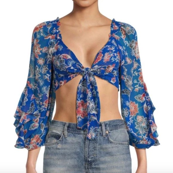Misa Los Angeles Ancora Top in Sireneuse Floral $275 - Picture 2 of 8